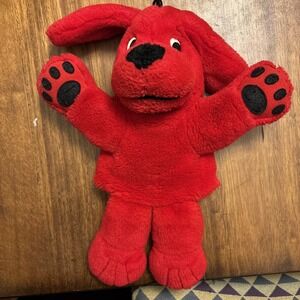 Clifford the Big Red Dog Hand Puppet Scholastic plush Vintage 1997